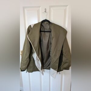 COS Men's Khaki and White Field Jacket